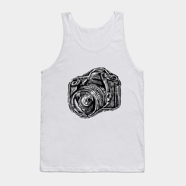 Camera Tank Top by helintonandruw